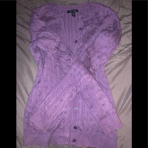 Purple Tommy Hilfiger Cardigan